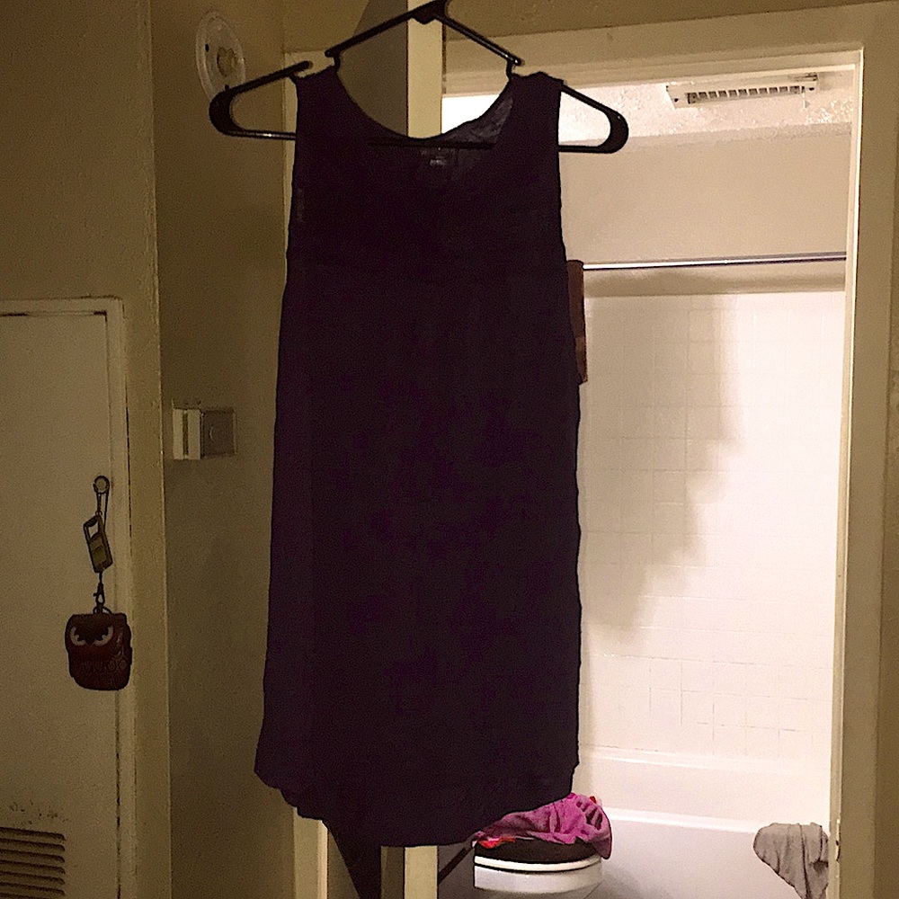 Deep Purple BabyDoll Style Blouse W/ No Sleeves